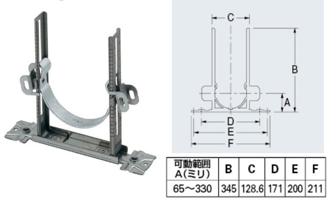 画像1: 水栓金具 カクダイ　625-456-100D　レベルバンド [□] (1)