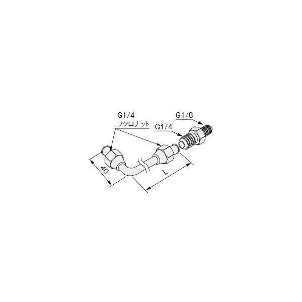 画像1: 石油ふろ給湯器 ノーリツ 部材　【送油管φ8セット3M  0501168】　オイルタンク関連部品 (1)